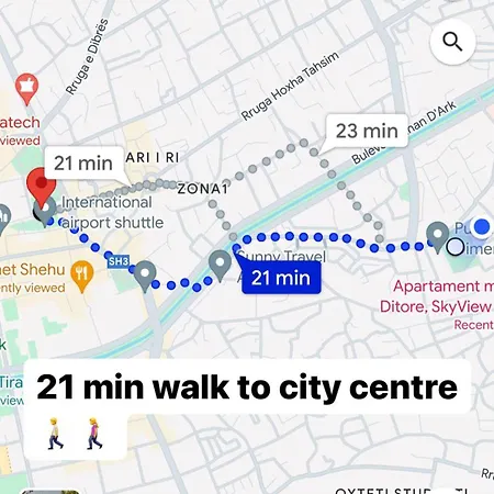 Skyview Oasis Premium Апартаменты Тирана